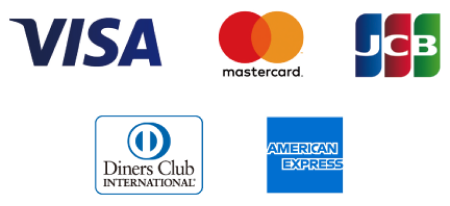 カンタンネット献金では、VISA、Mastercard、JCB、Diners Club、American Expressなどのクレジットカードが利用可能です。
